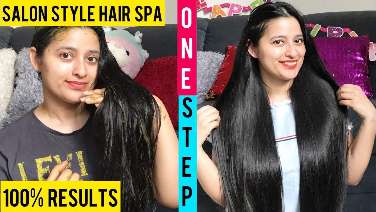 Salon Style DIY HAIR SPA TREATMENT in One step at Home using Hair Smoothing Mask