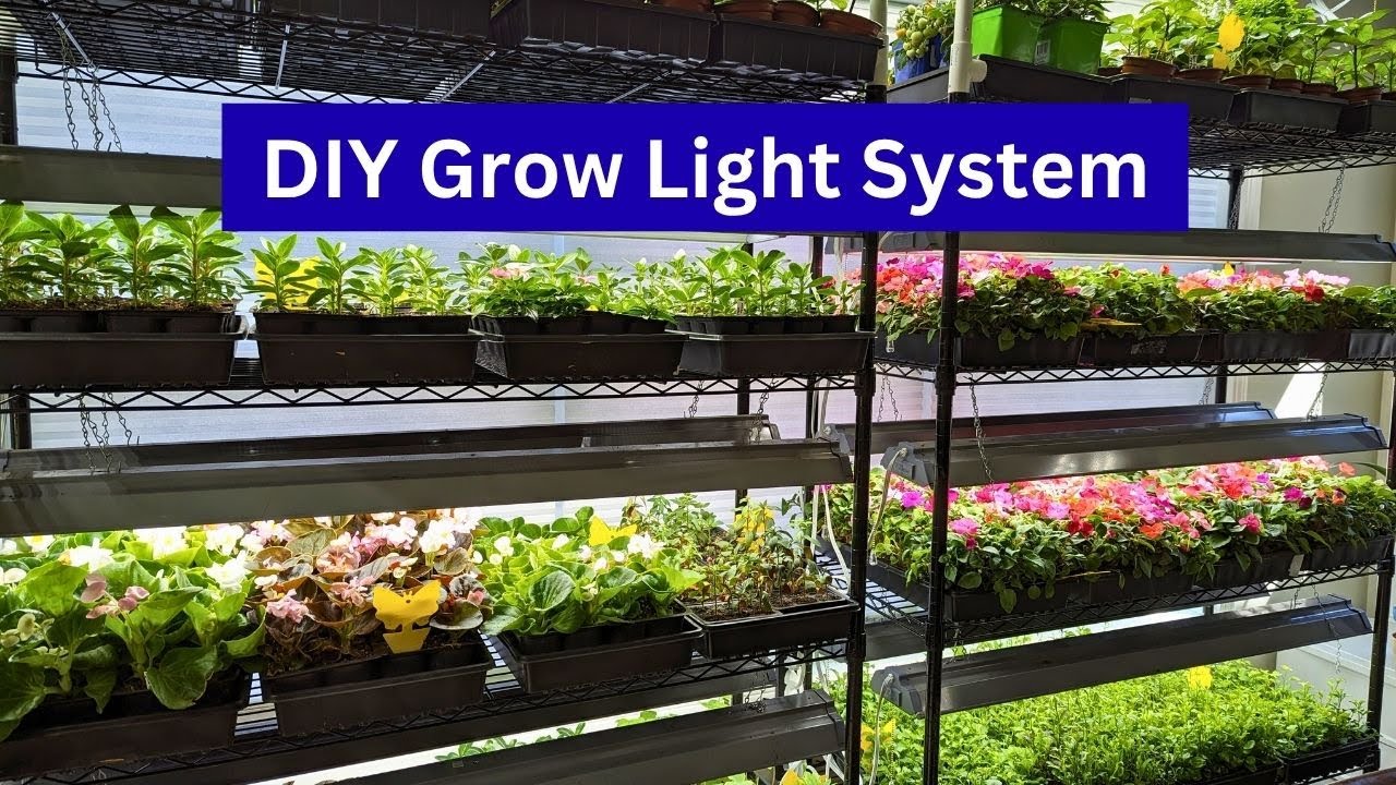 Start Hundreds of Seeds! DIY Grow Lights For Seed Starting | Indoor Grow Room
