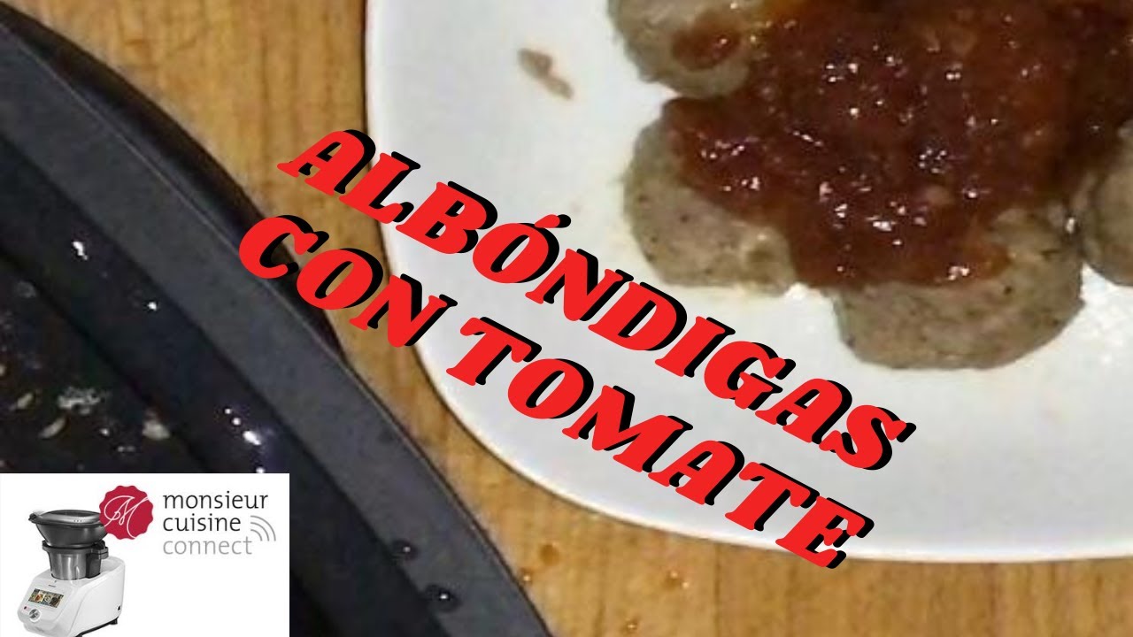 РЕЦЕПТ МЯЧЕЙ С ТОМАТОМ 🍅 (БЕЗ ФРИ) С MONSIEUR CUISINE CONNECT 💡 💡