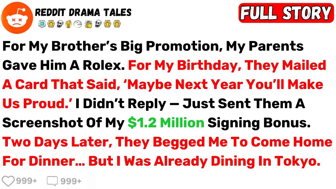 For My Brother’s Big Promotion, My Parents Gave Him A Rolex. For My... - Best Reddit Stories