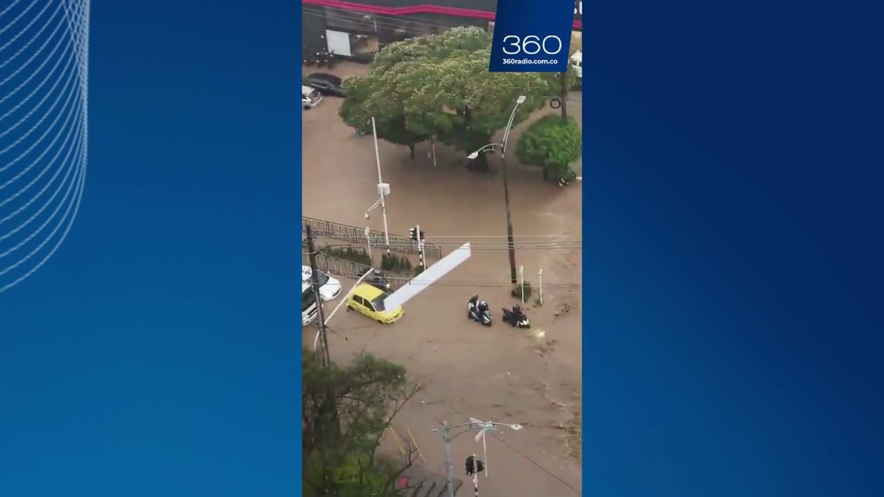 Inundaciones en Medellín hoy por fuertes lluvias: colapso total en vías principales