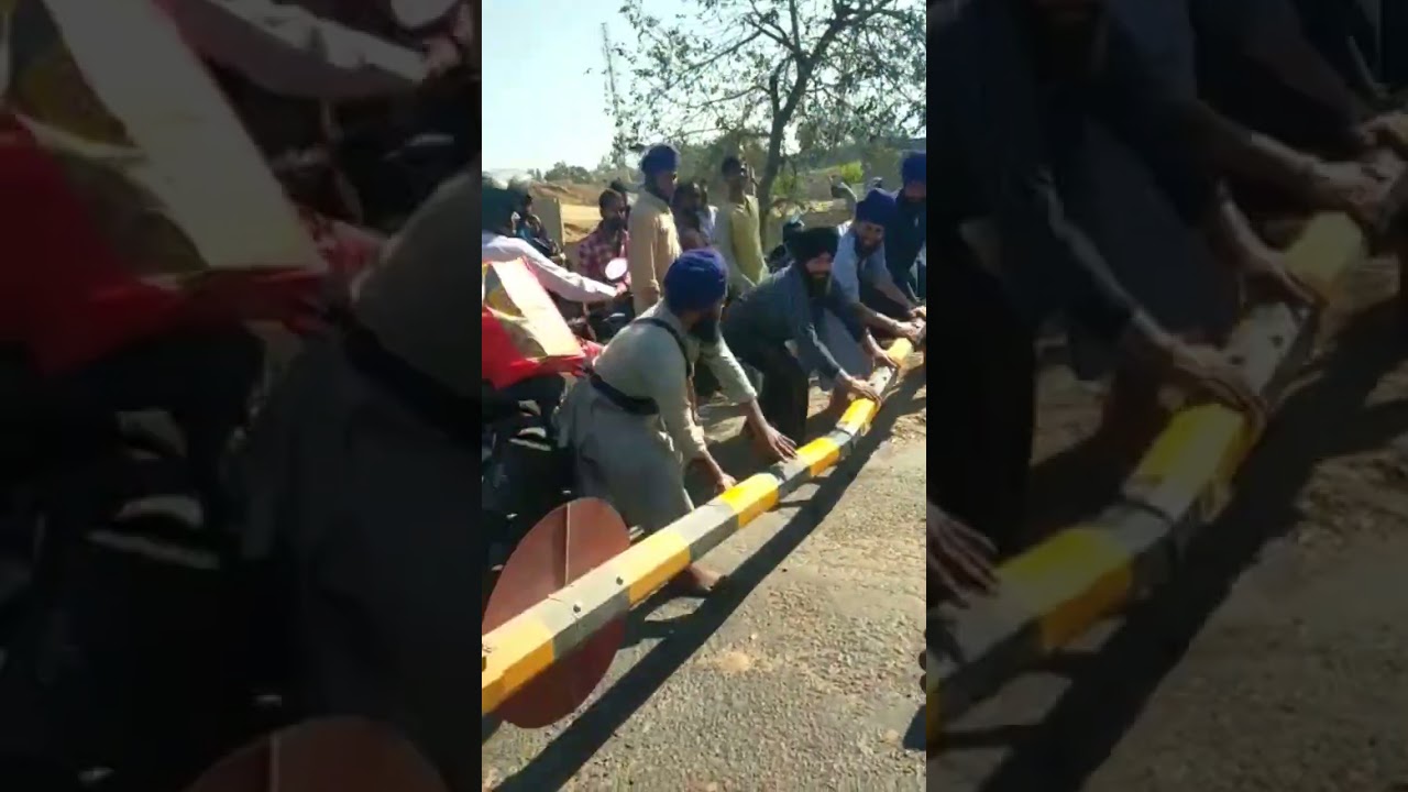 railway crossing gate broken #shorts #viral #railway #trains