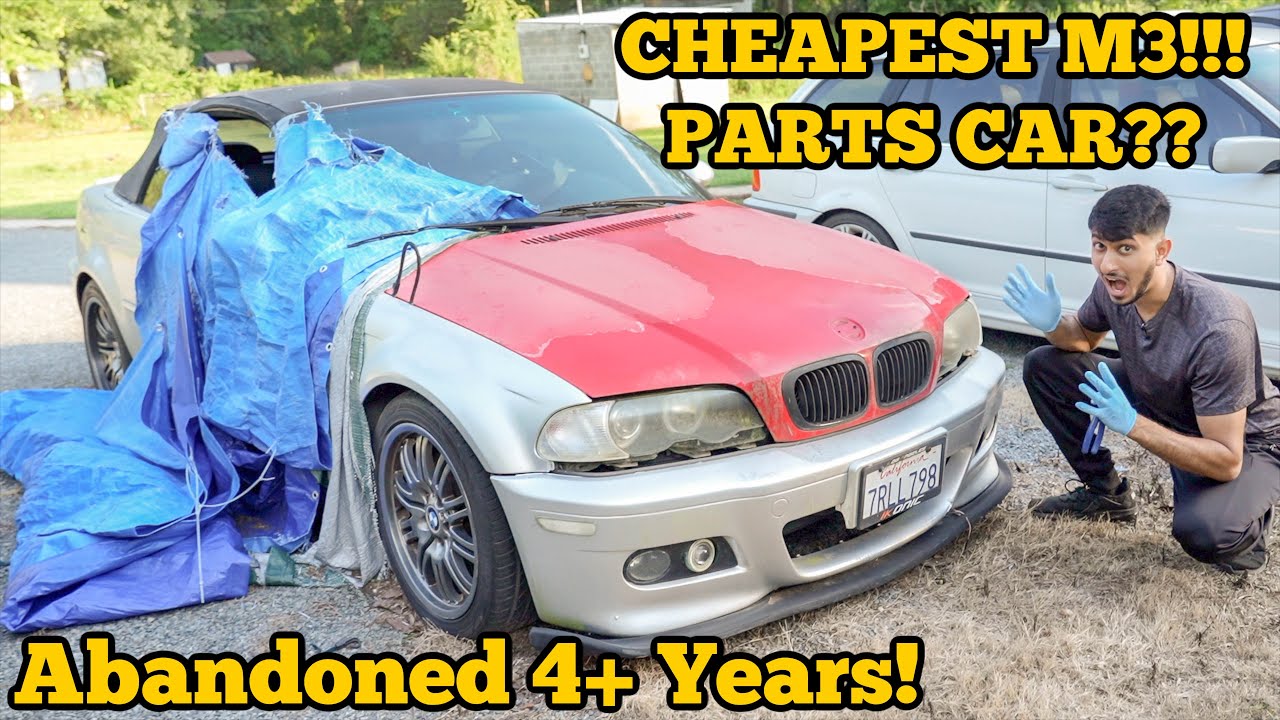 $4500 BMW E46 M3 PARTS Car to Road LEGAL in 2 DAYS! WE SAVED IT!