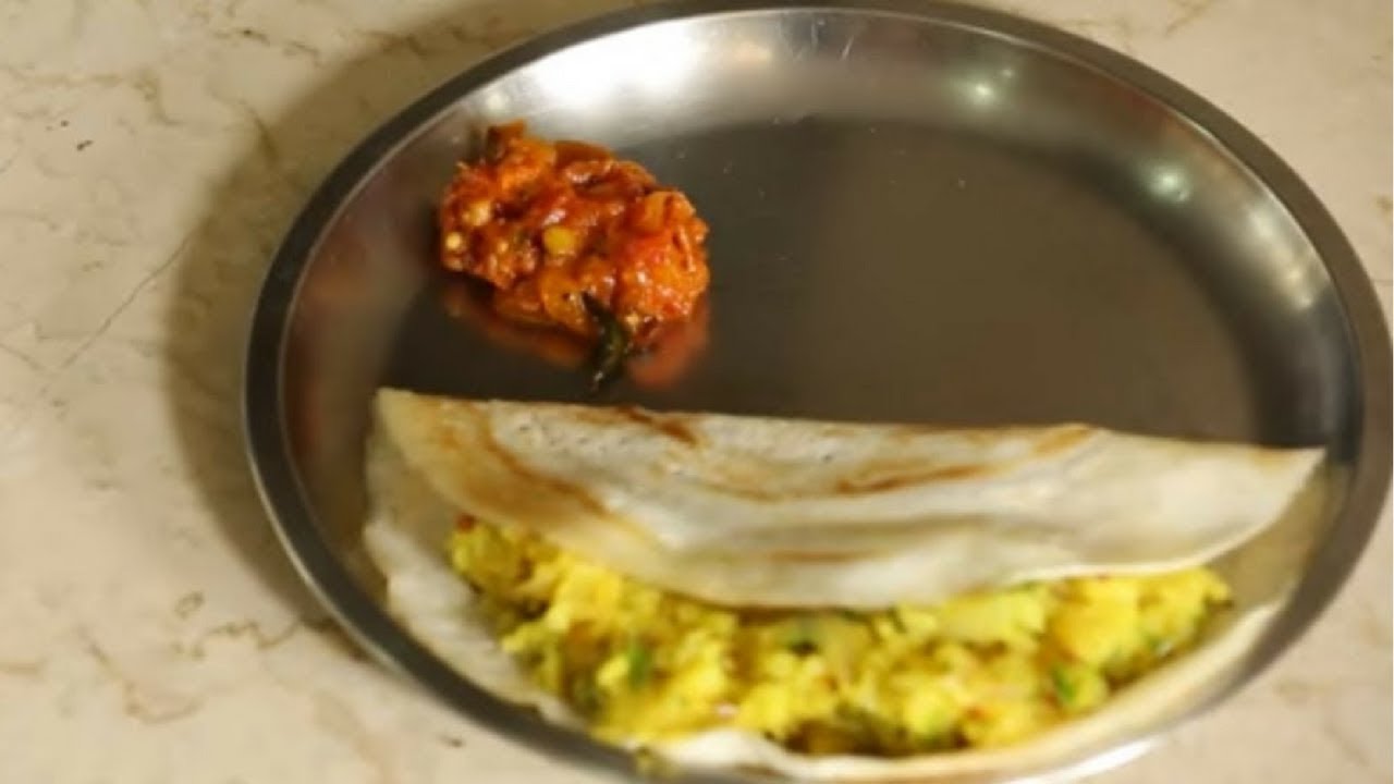 How To Make Masala Dosa (Potato Masala For Masala Dosa) | Saffron Trail Kitchen