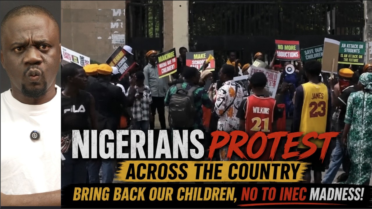 Serious Protests Across Nigeria Against Insecurity and INEC | Election Sensitization Campaign
