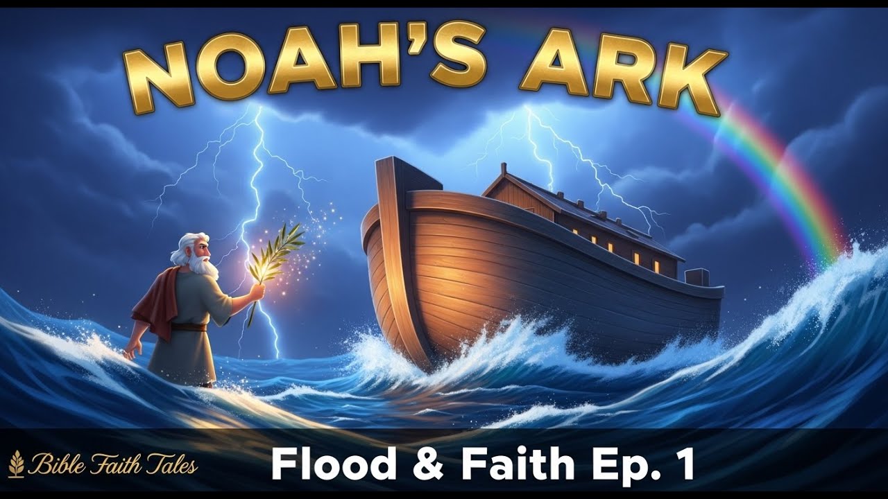 Noah's Ark Animated Bible Story of Flood & Faith  Ep  1