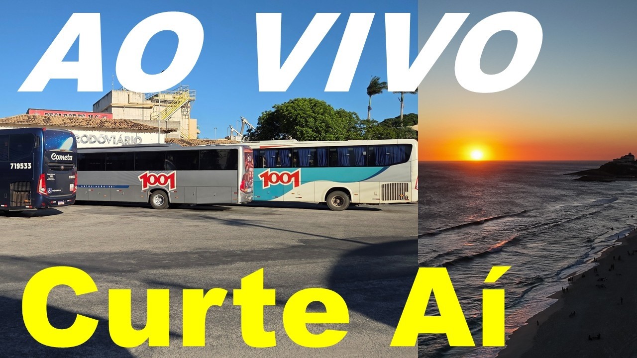 AO VIVO / RODOVIÁRIA MOVIMENTADA E PÔR DO SOL DE SAQUAREMA - Carnaval 2026