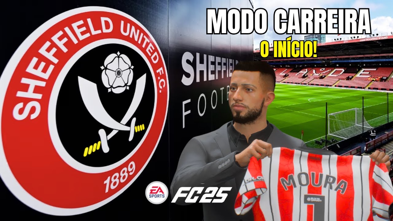 Modo Carreira Treinador EA FC 25 - Sheffield United FC - EFL Championship Highlights - Fifa 25 #01