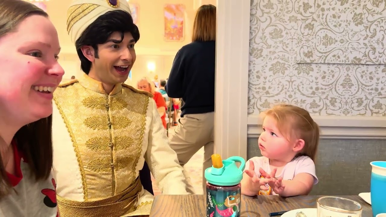 Breakfast with Disney characters