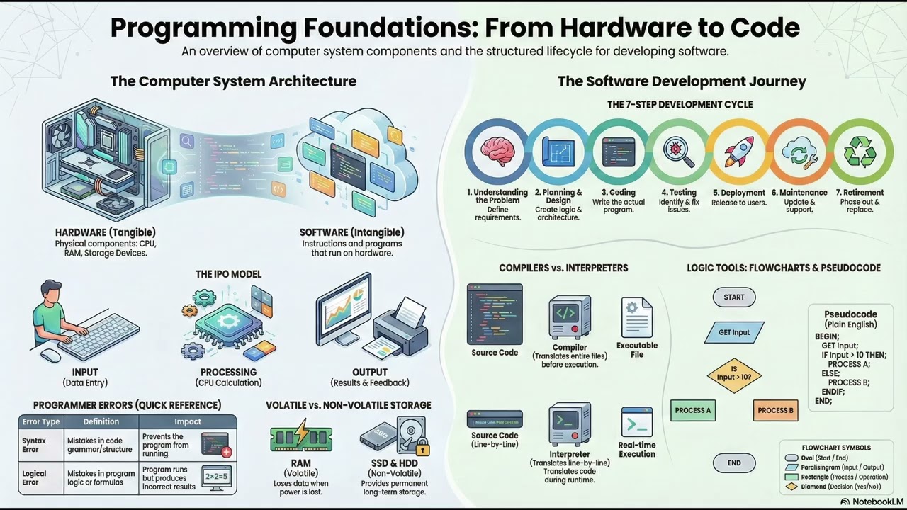 Intro to Programming Chapter 1 - Programming Foundations: From Hardware to Code