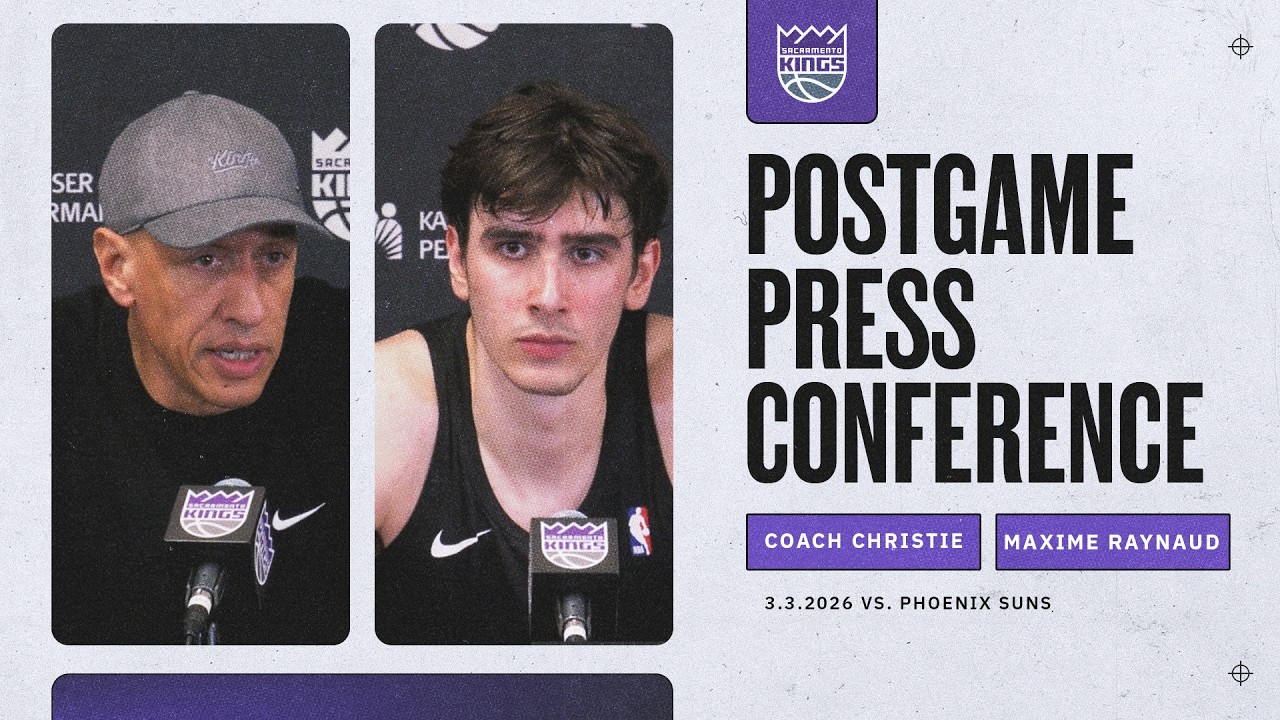 Maxime Raynaud & Coach Christie | Postgame Interviews 3.3.2026