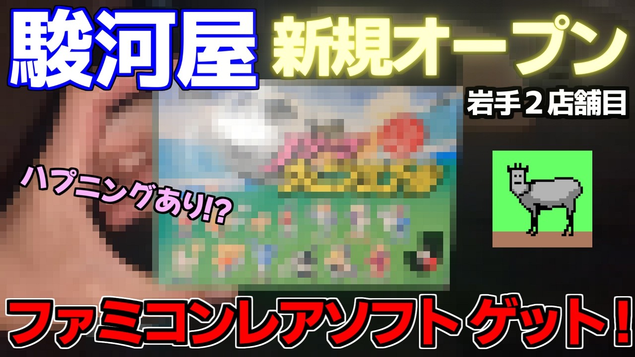 【レトロゲーム】岩手県に２店舗目の駿河屋誕生！購入品紹介【ファミコン】