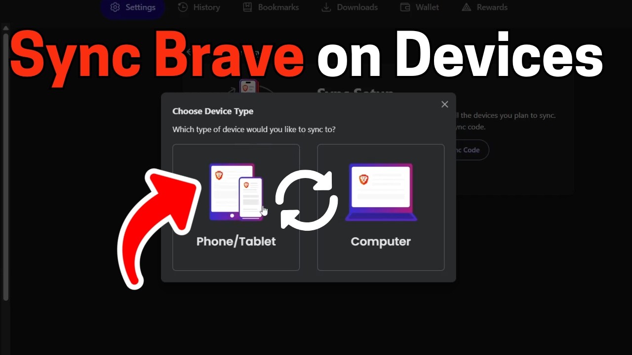 Как синхронизировать браузер Brave на разных устройствах (пошаговая инструкция)