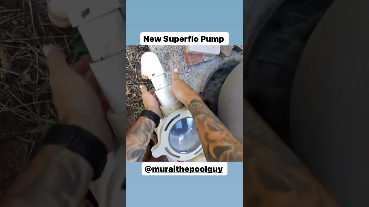 Pool Pump Install. #pentair #superflo #pool