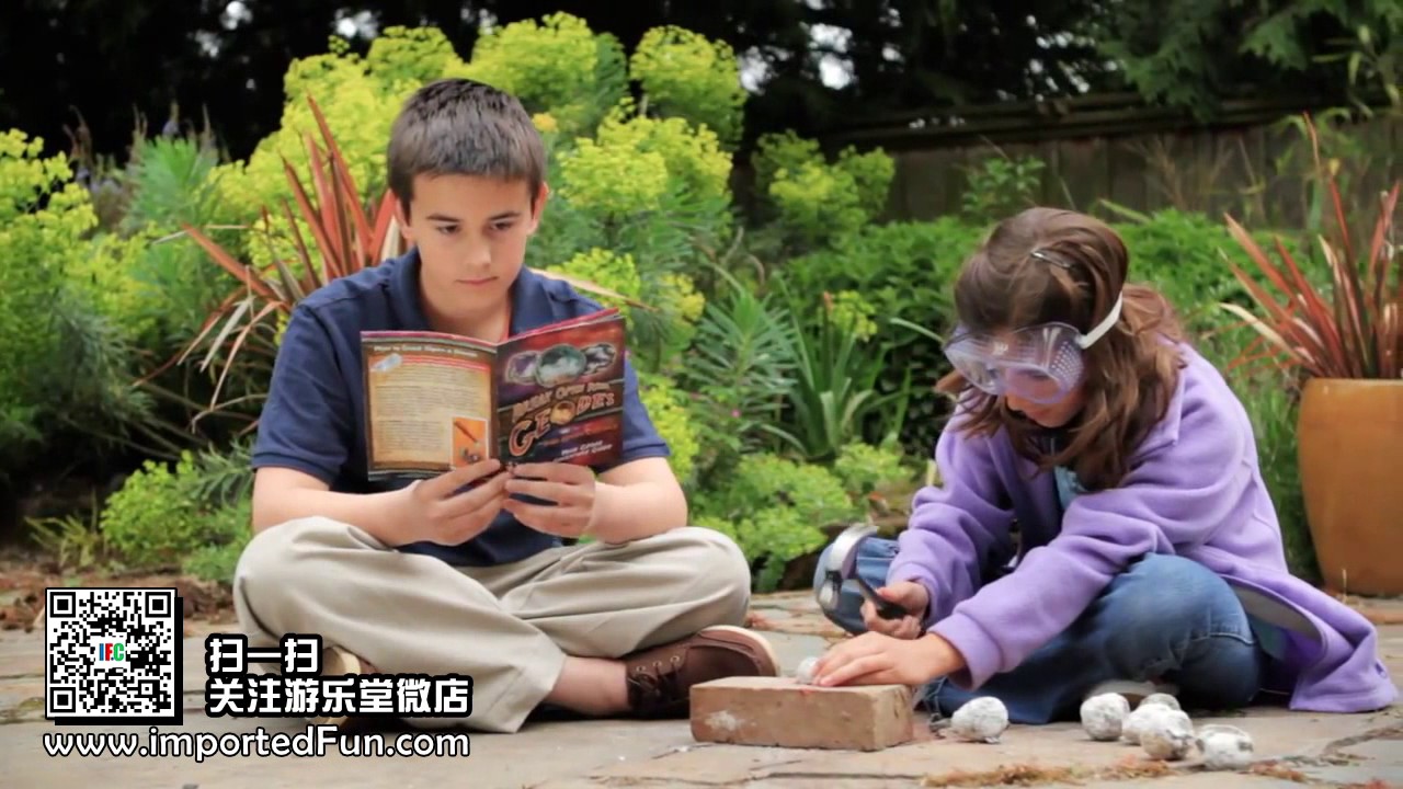 Crack Open 4 Real Geodes &ndash; Science Kit!