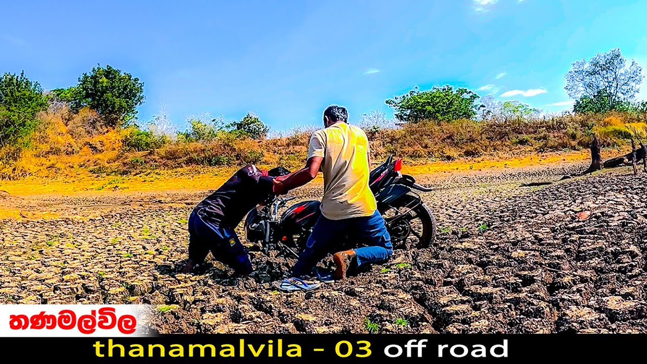 මේක ගන්න තව කට්ටිය ඕනි වෙයි 🏍 | අන්න අලියා පැල ළග 🐘🏕 | offroad bike ride dappula lake wild elephant