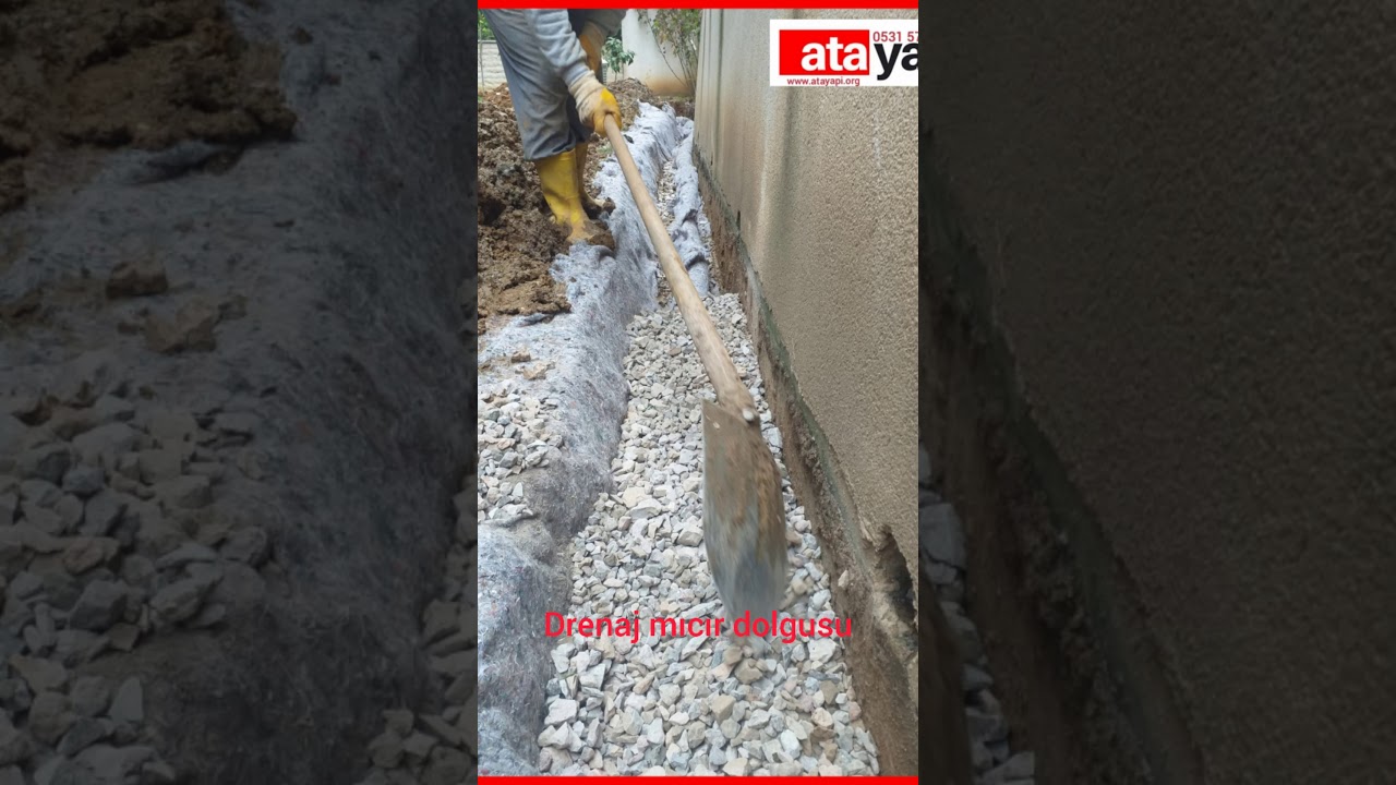 Bahçe Drenajı Yapımı. ATA YAPI www.atayapi.org 0531 573 09 04 .