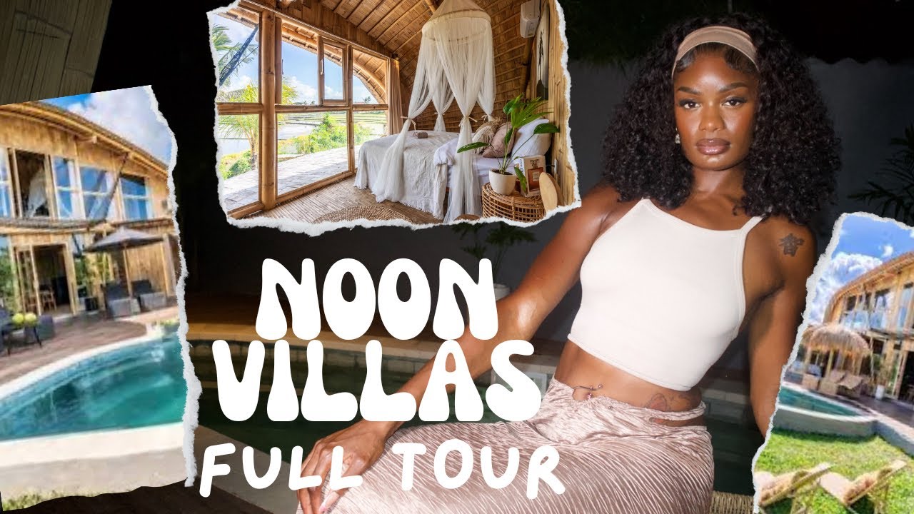 Eco-Friendly Bamboo Villa Tour | 📍Noon Villas Canggu, Bali - FULL TOUR & REVIEW