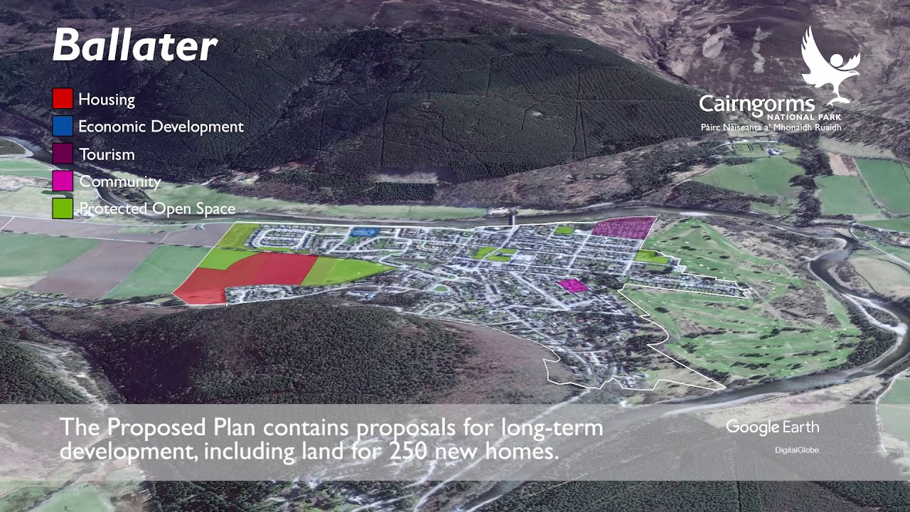 Ballater birds eye view: LDP2020