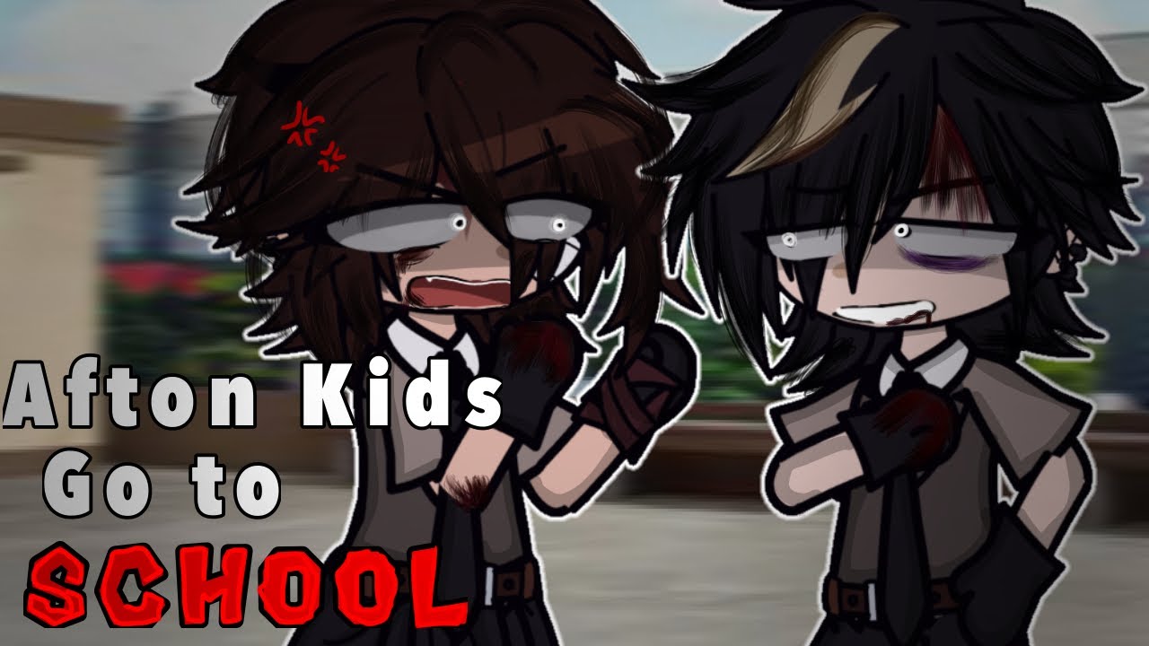 Afton Kids Go To School || Gacha Club