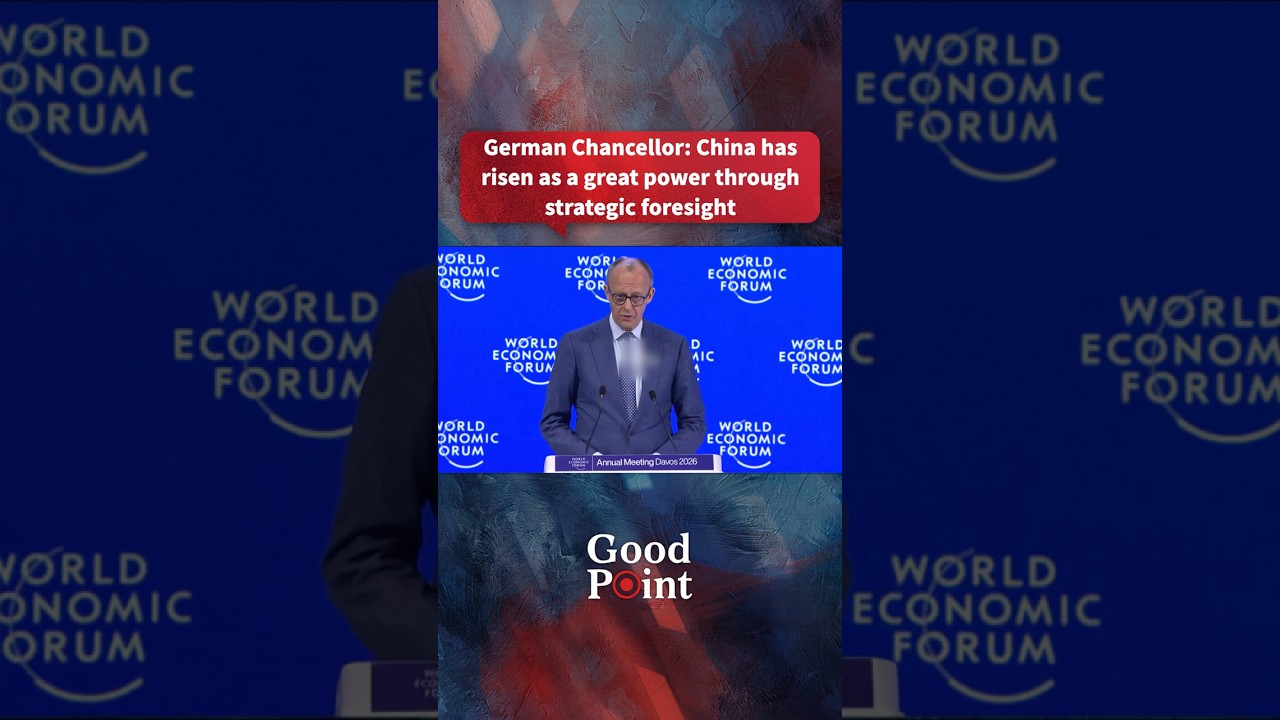 German Chancellor: China has risen as a great power through strategic foresight