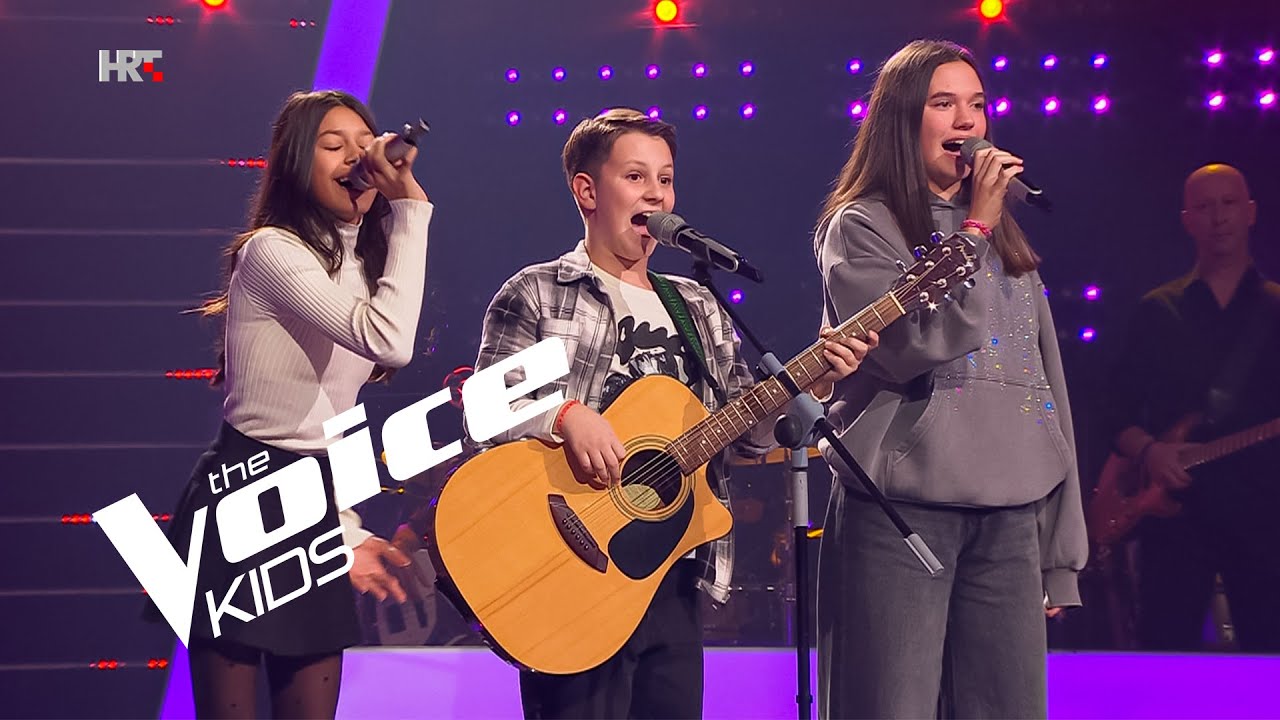 Andrea, Leonardo, Tena – “Ella E”| Troboj 1 | The Voice Kids Hrvatska | Sezona 1