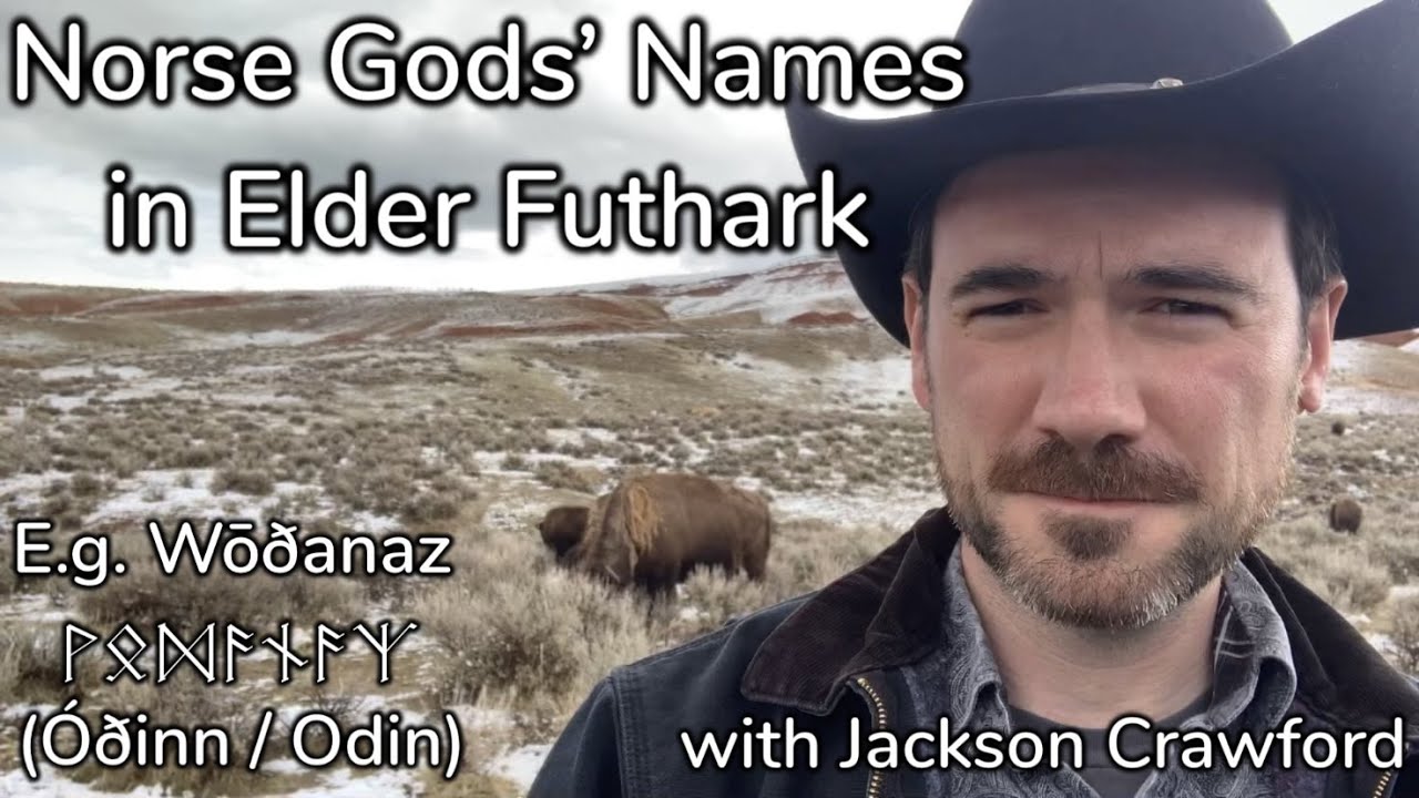 Norse Gods' Names in Elder Futhark