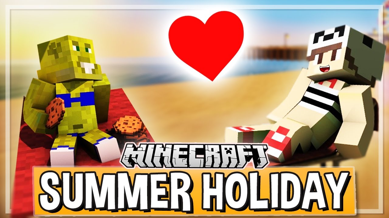 OUR SUMMER HOLIDAY! | Minecraft Build Battle w/ Smallishbeans