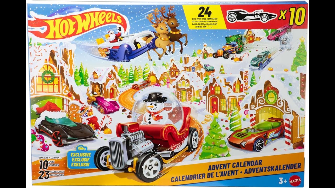 2025 Hotwheels Advent Calendar Opening
