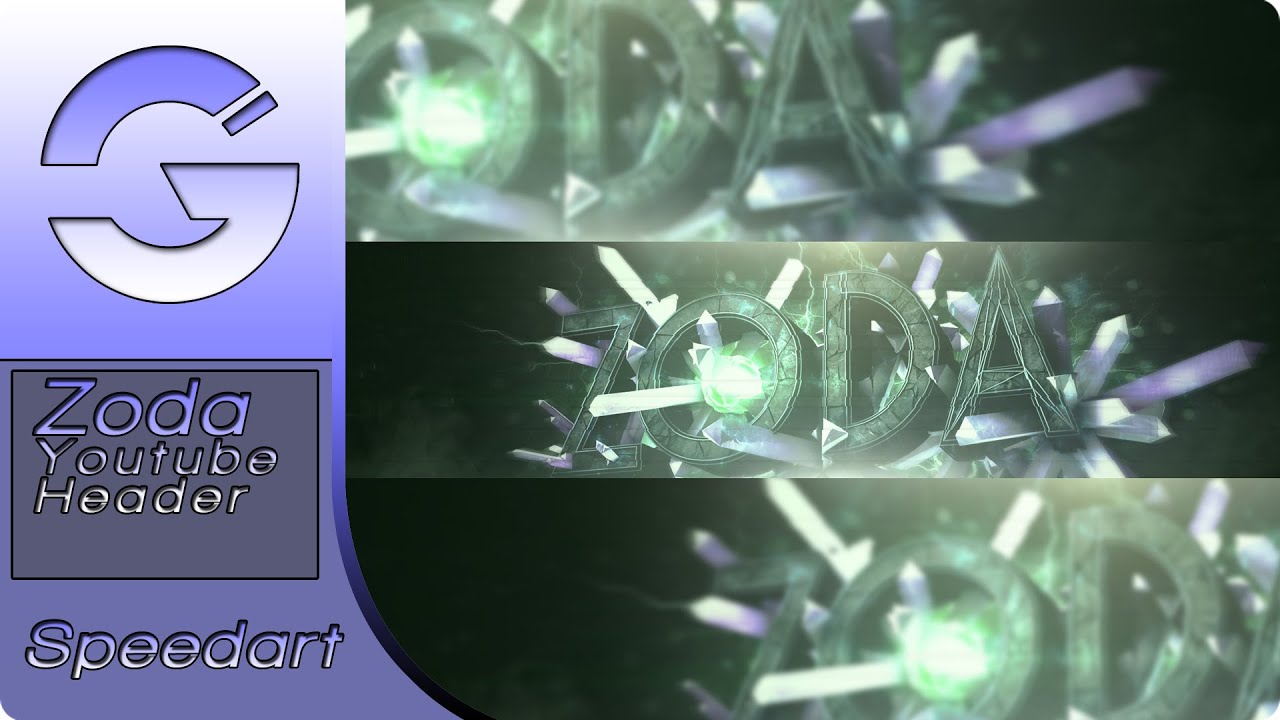 Zoda Youtube Header | Speedart