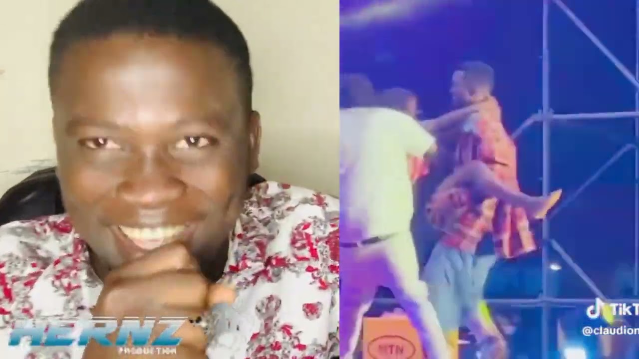il voulais finir avec la danseuse de Maahlox Officiel sur scène Hier 😂😂😂