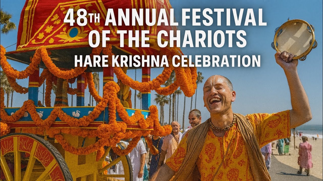The 48th Annual Festival of the Chariots on Main Street : The Hare Krishna’s Celebrate ￼