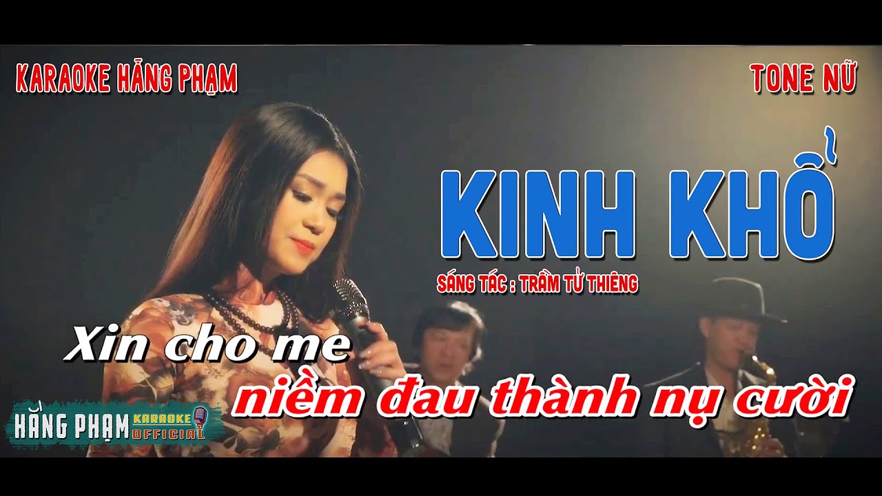 Karaoke Tone Nữ | Kinh Khổ | Hằng Phạm Offical
