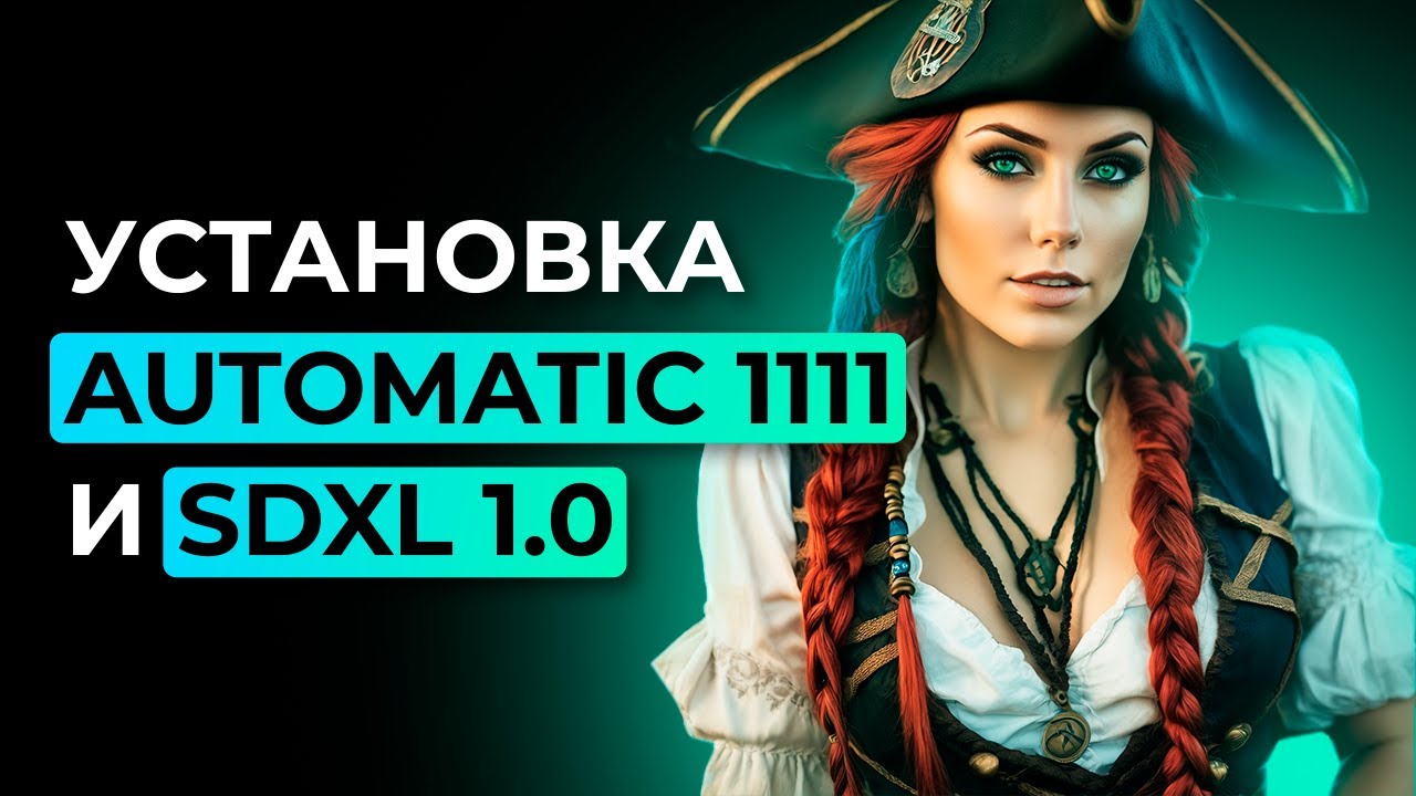 Чистая установка нейросети Stable Diffusion в интерфейсе Automatic 1111 и модели SDXL 1.0