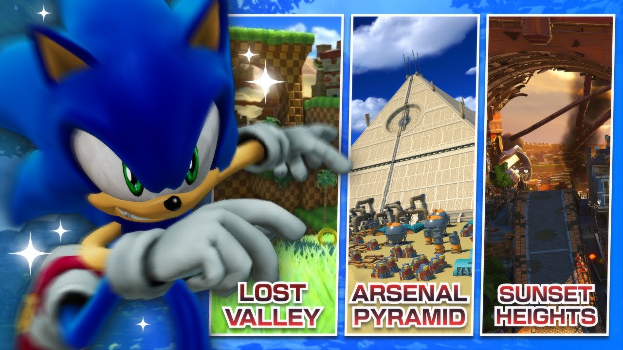 Sonic Forces Levels ported into Sonic P-06.