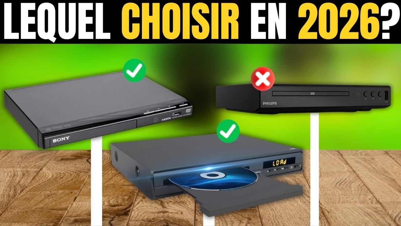 Les Meilleurs Lecteurs DVD Qualité-Prix de 2026 [N'ACHETEZ PAS LE MAUVAIS]