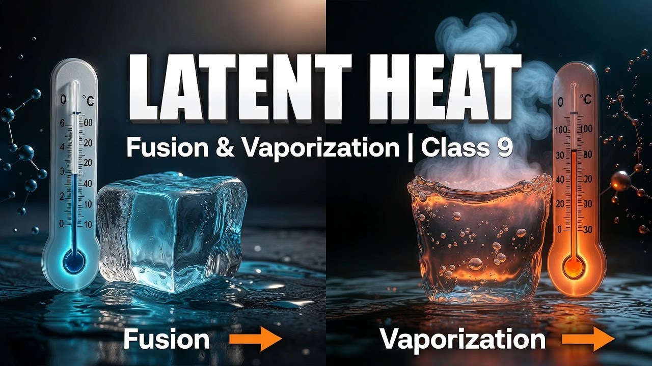 𝐋𝐚𝐭𝐞𝐧𝐭 𝐇𝐞𝐚𝐭 | 𝐅𝐮𝐬𝐢𝐨𝐧 & 𝐕𝐚𝐩𝐨𝐫𝐢𝐳𝐚𝐭𝐢𝐨𝐧 𝐄𝐱𝐩𝐥𝐚𝐢𝐧𝐞𝐝 | 𝐂𝐥𝐚𝐬𝐬 𝟗 𝐒𝐜𝐢𝐞𝐧𝐜𝐞 𝐍𝐂𝐄𝐑𝐓
