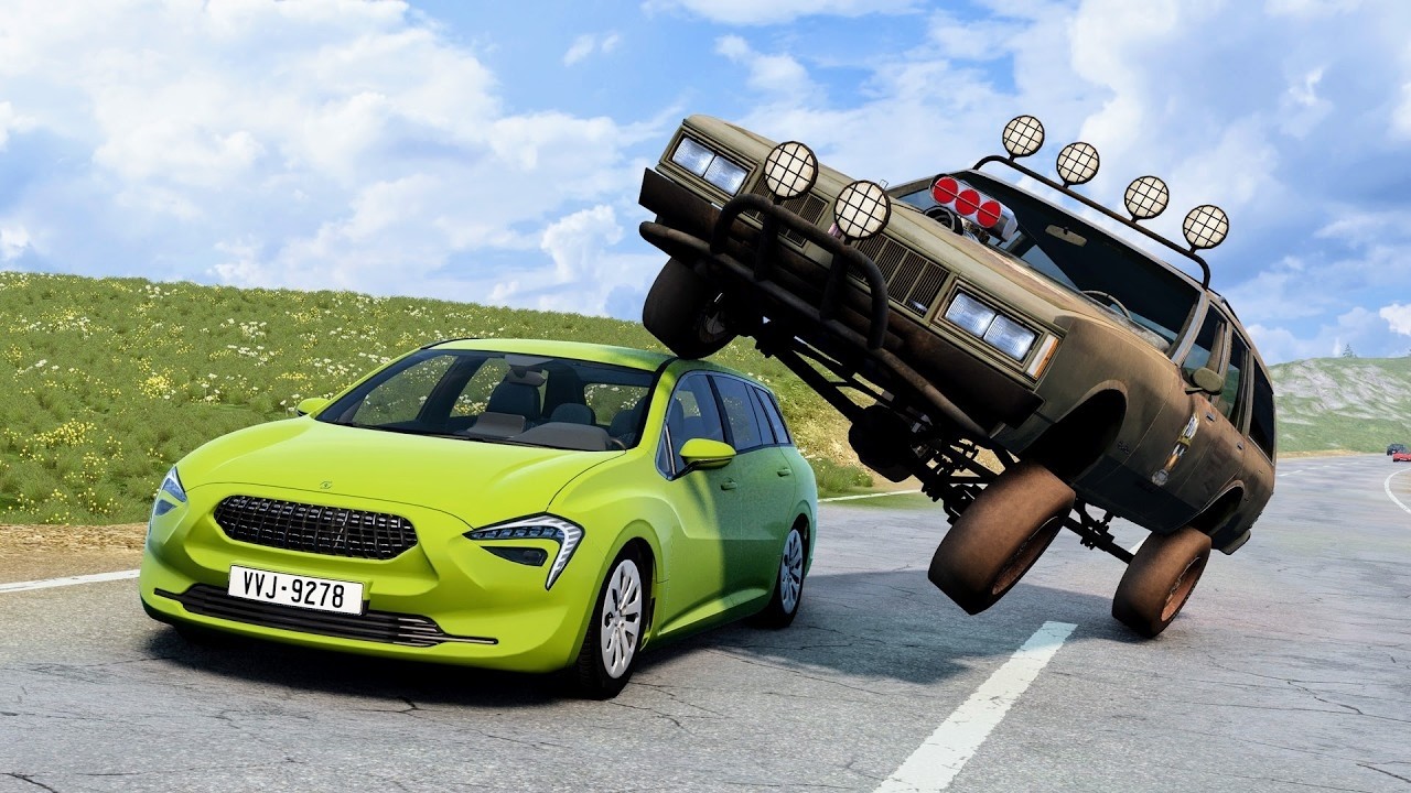 High Speed Car Crash Collection #27  S-Drive Studio | BeamNG.Drive