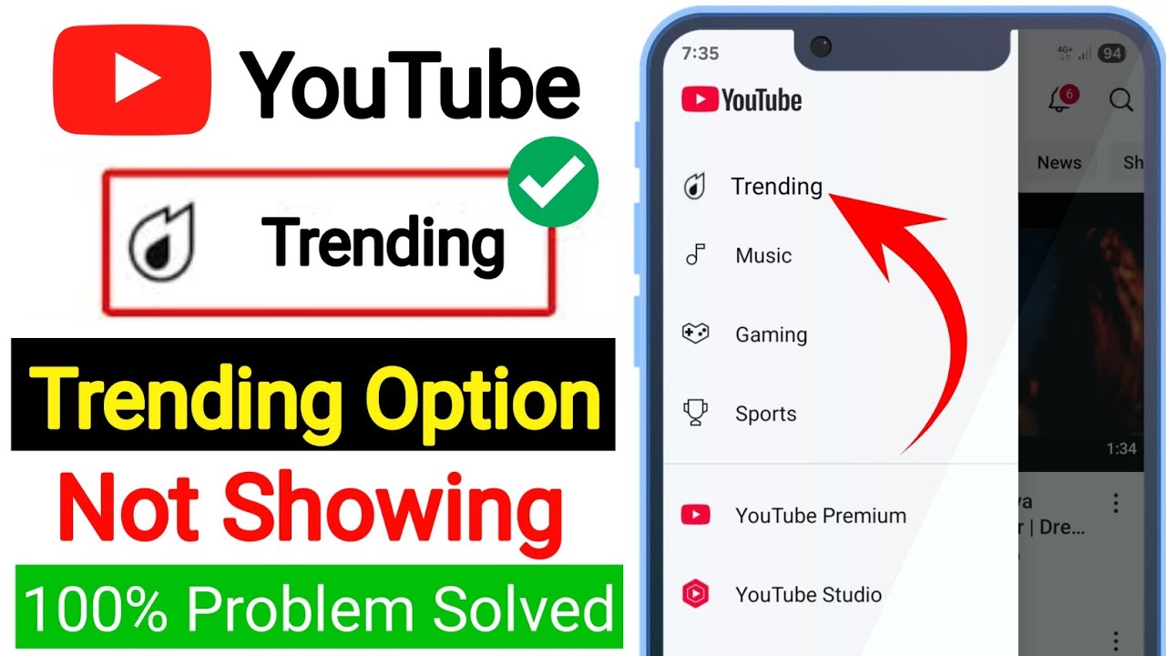 Fix YouTube Trending Option Not Showing 2026 | Trending Option Missing On Youtube