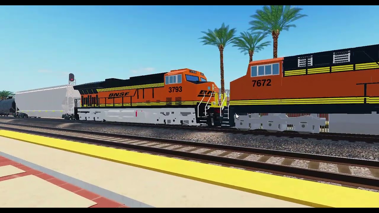 2 BNSF tanker trains | SoCal Train Sim(The first one was mine)