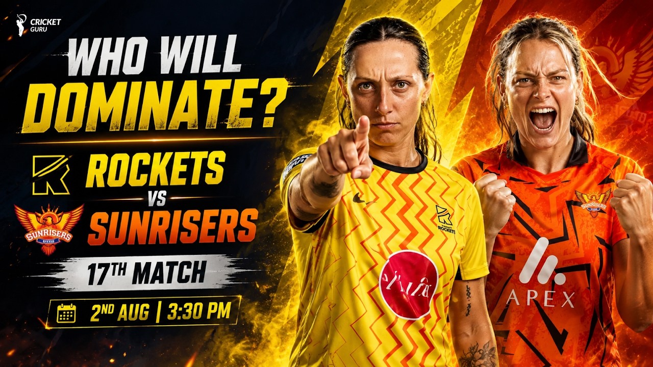 THWC 2026: Trent Rockets Women vs Sunrisers Leeds Women 17th Match Prediction | TRE-W vs SRL-W