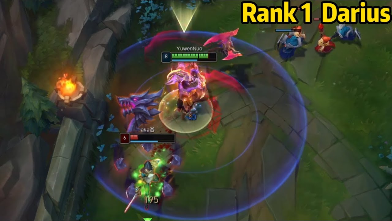 Rank 1 Darius: THIS GUY CAN'T BE STOPPED!  *5 SOLO KILLS*