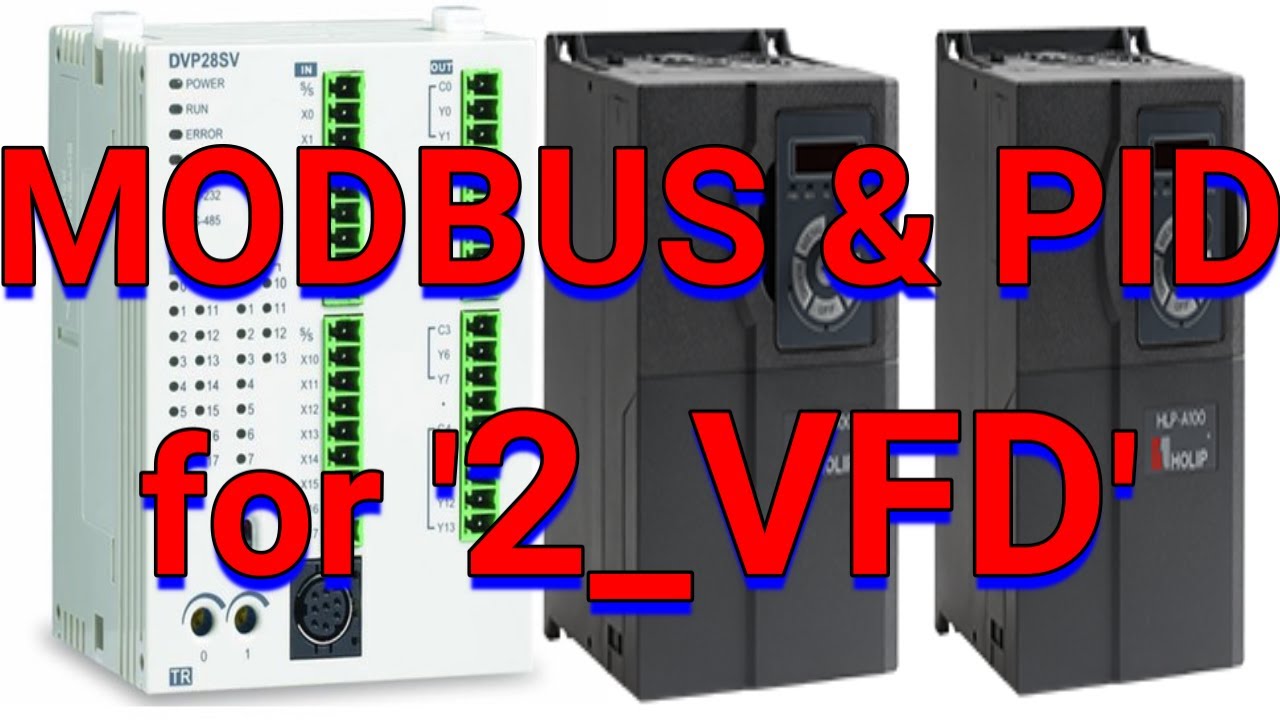 How to control multi Pumps/Motor with modbus & PID programming in Delta PLC?