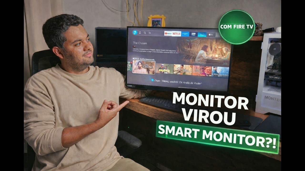 Como Transformar Monitor em Smart TV com Fire TV Stick (Passo a Passo Fácil)