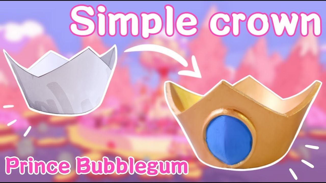 Simple EVA Foam Crown - Prince Bubblegum - Adventure Time (Halloween Special)
