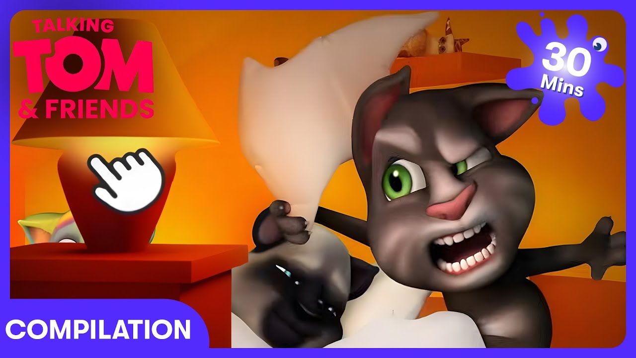 TURN THE LIGHTS OFF! | Talking Tom Shorts | WildBrain Kids