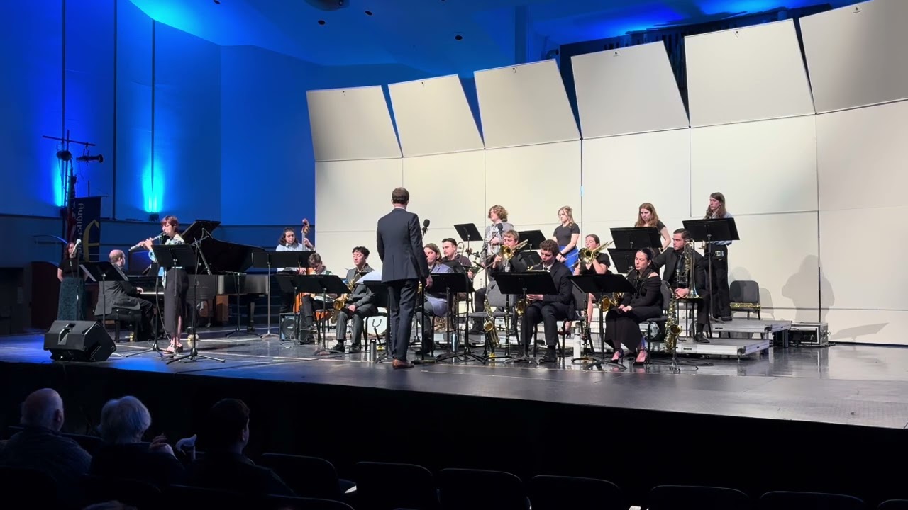 Augustana Jazz Ensemble Performing 