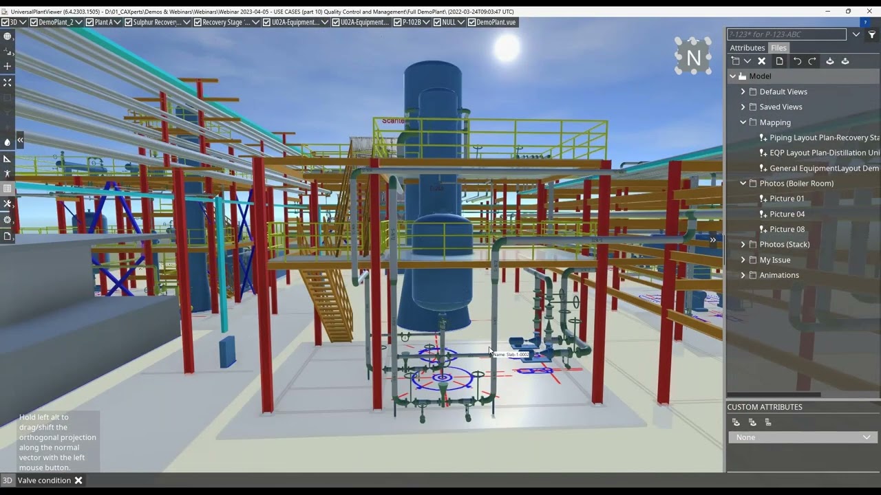 UniversalPlantViewer UPV – USE CASES  Part 10 Quality Control and Management