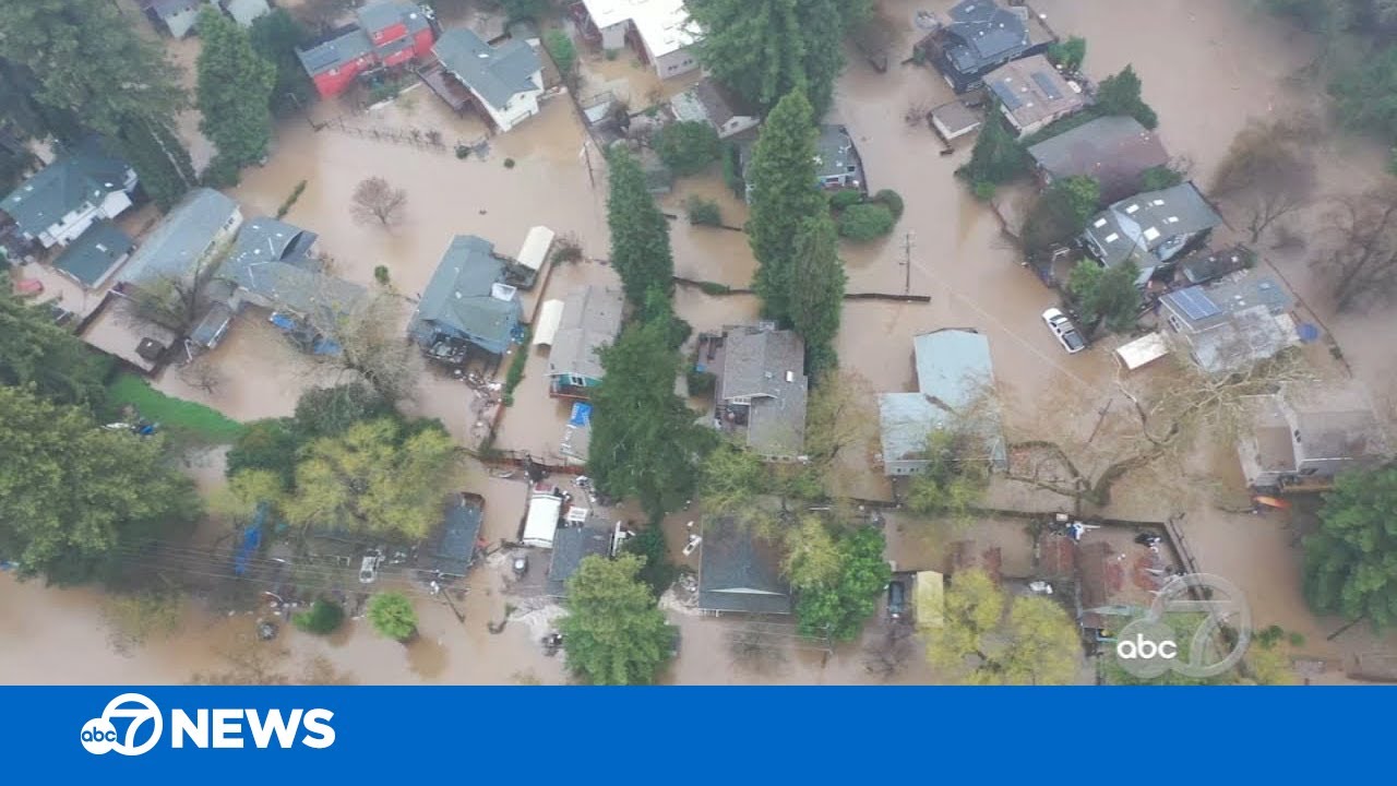 California river causes flooding in mountainous region following major storm