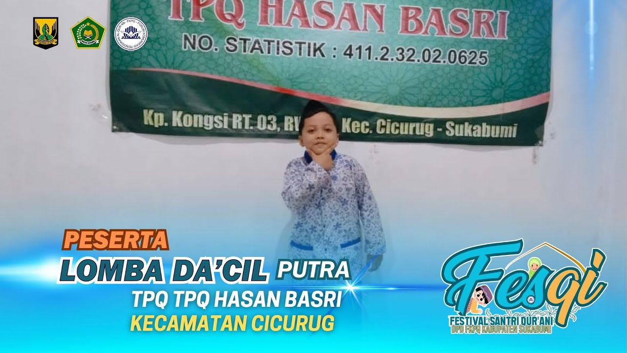 Lomba Da'cil Putra || TPQ Hasan Basri || Kecamatan Cicurug || Tingkat Kabupaten Sukabumi